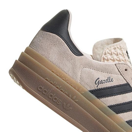 adidas gazelle silver green womens adidas Originals Gazelle Bold Grade School Girls' Wonder Alumina/Semi Pink Spark/cream White Shoes, Size: 5.5 main image 0