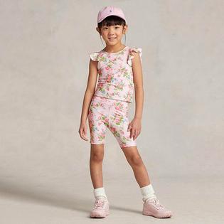 Polo Ralph Lauren Girls' [2-4] Floral Performance Jersey Top