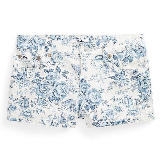 Junior Girls 7 16 Floral Cotton Denim Short Ralph Lauren Childrenswear Sporting Life Online