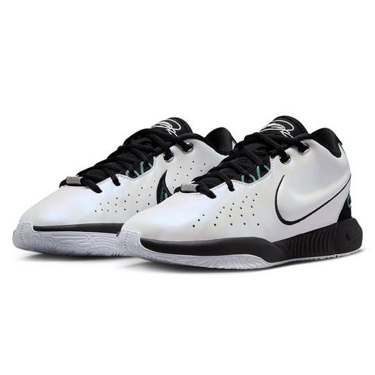 Nike Junior s LeBron XXI Conchiolin Basketball Shoes White Size 4