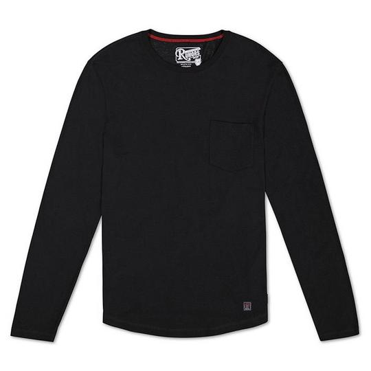 Men s Mort Long Sleeve Crew Pocket T-Shirt