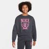 Junior Girls   7-16  Sportswear Oversized Fleece Crew Sweatshirt