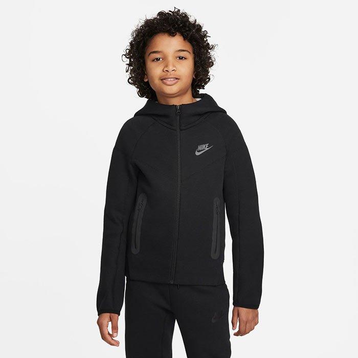 Boys nike hoodie black best sale