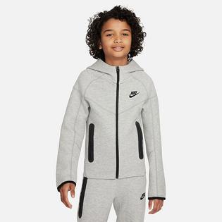 Nike Chandail &agrave; capuchon avec glissi&egrave;re Sportswear Tech Fleece pour gar&ccedil;ons juniors [8-16]