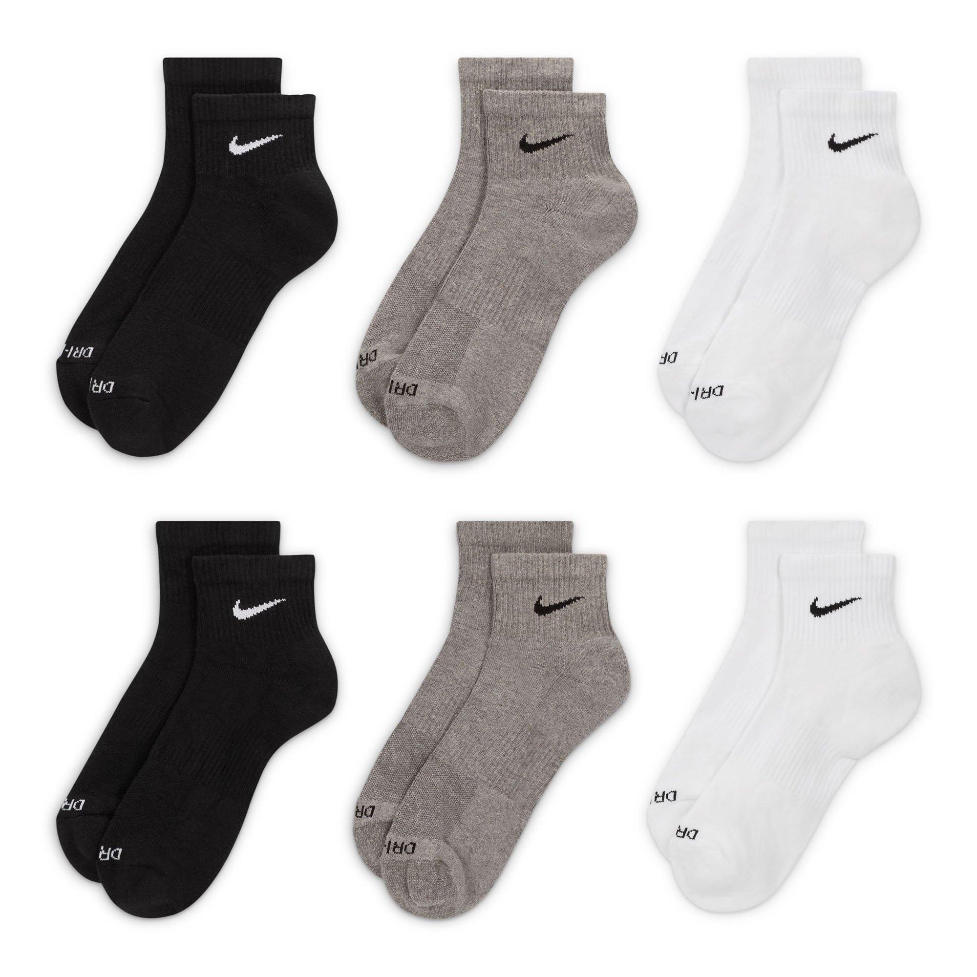 Nike | Unisex Everyday Plus Cushioned Ankle Socks, Assorted, Size Medium