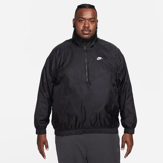 Nike anorak windbreaker zwart deals