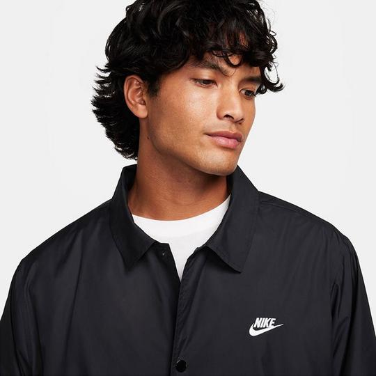 Nike coach jacket black hotsell