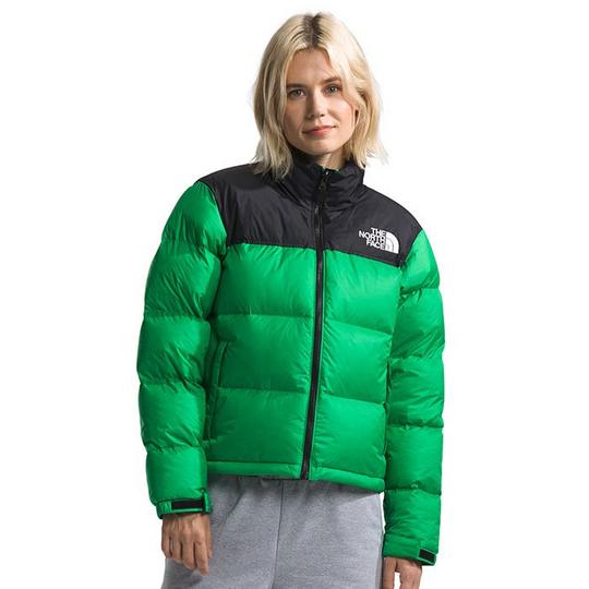 Green north face jacket ladies online