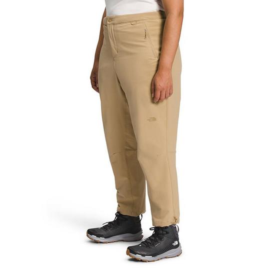 Plus size khaki ankle pants online