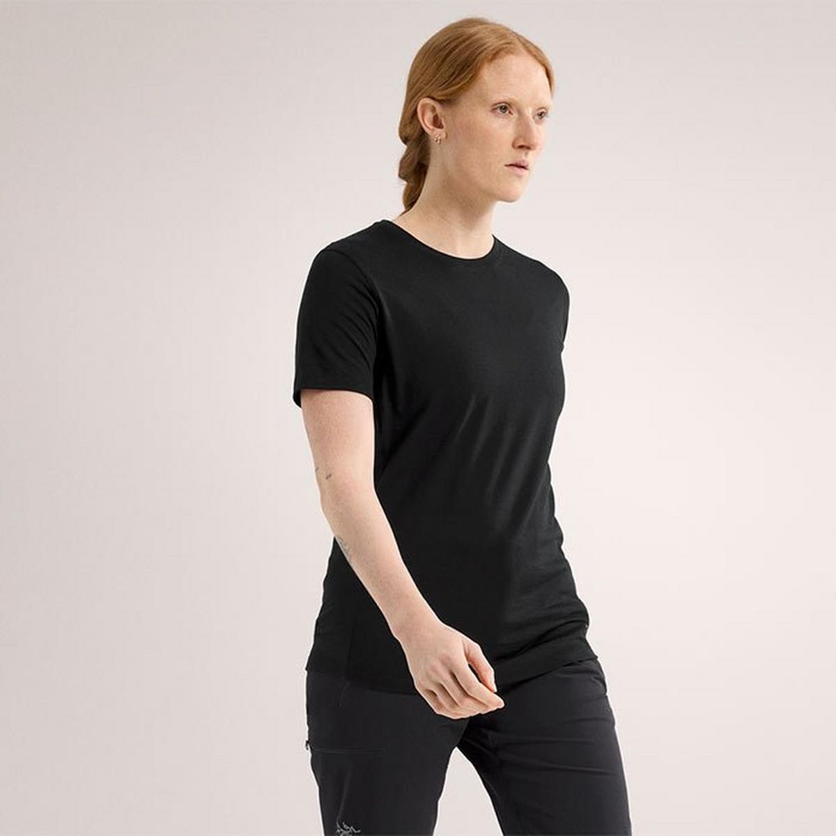 Women's Lana Merino Wool Crew Short Sleeve T-Shirt