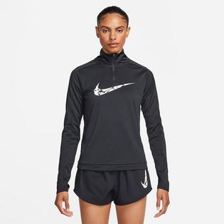 Nike Women's Swoosh Dri-FIT 1/4-Zip Midlayer Top