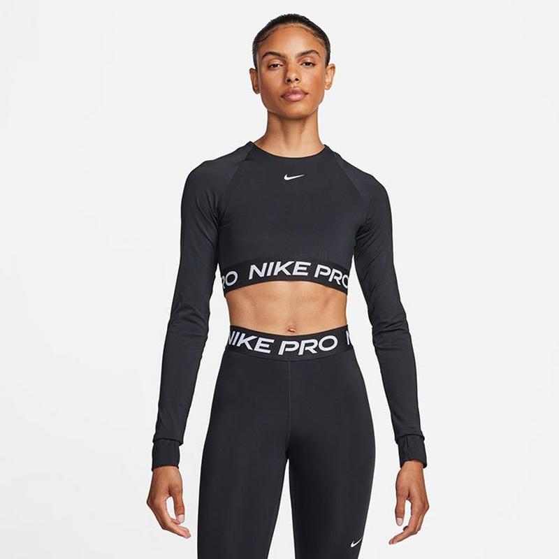 Nike Haut court &agrave; manches longues Pro 365 Dri-FIT pour femmes
