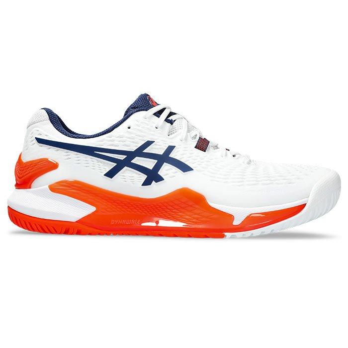 Asics Men s Gel Resolution 9 2024 11.5 White Blue Expanse