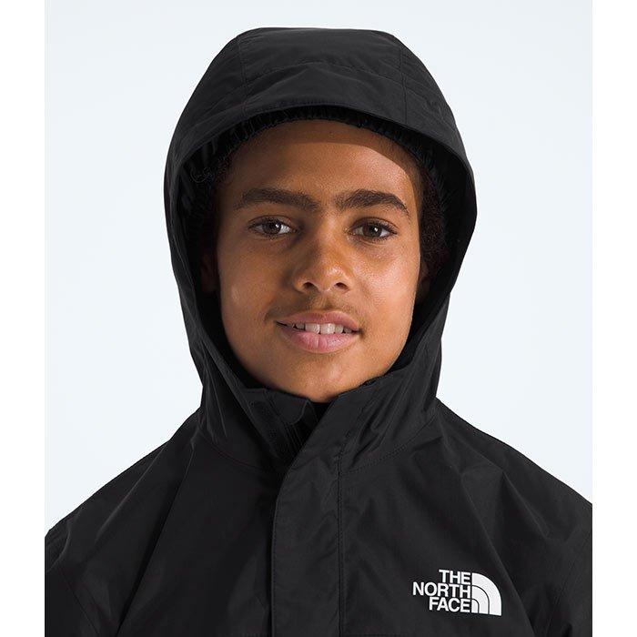 The North Face Antora Rain Jacket Boys Vivid Flame XS