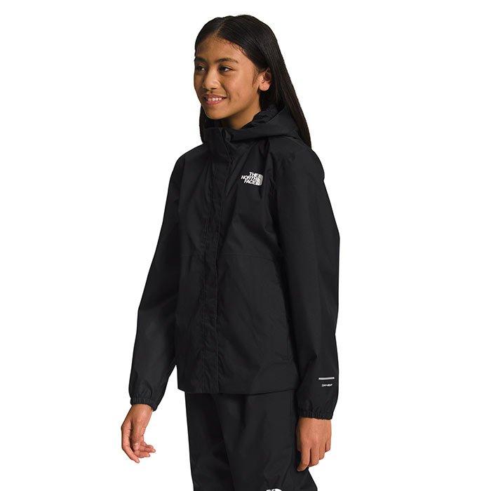 The North Face Antora Rain Jacket Girls S TNF Black
