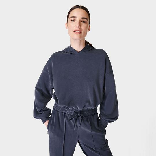 Sweaty betty cropped hoodie sale