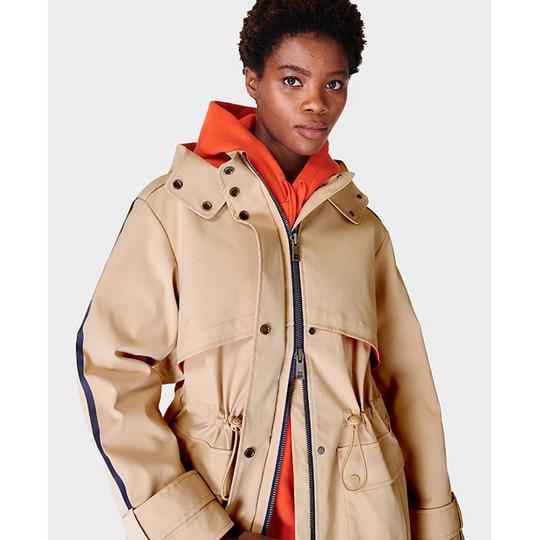 Beige jacket womens best sale