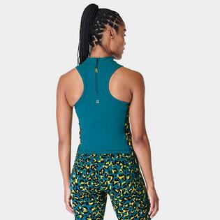 Sweaty Betty Women's Power Zip Back Crop Workout Tank Top