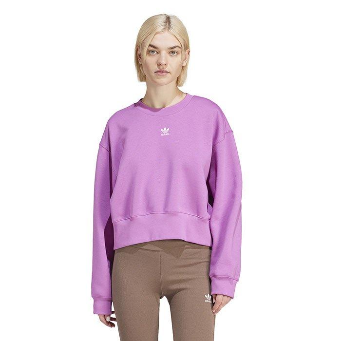 Mondetta Women's Printed Crewneck Active Sweatshirt (Purple, Medium)