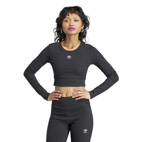 adidas Originals Women s Essentials Rib Long Sleeve Top