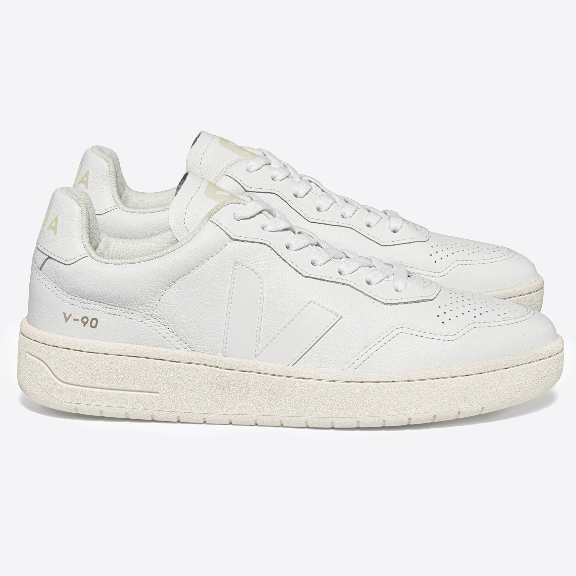 スニーカー VEJA V-87 LEATHER SNEAKER Unisex-V-90-Leather-Sneaker-