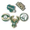 Breloques Milwaukee Bucks Jibbitz  paquet de 5 