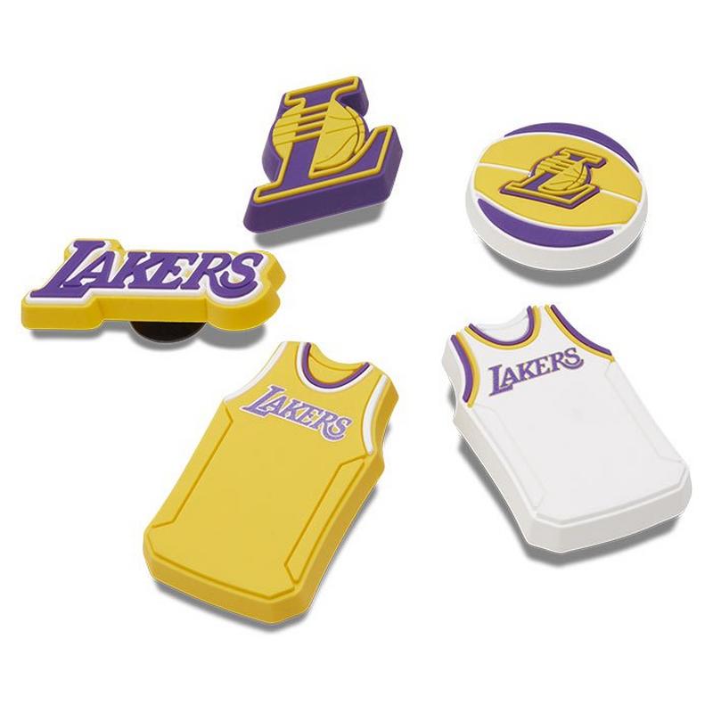 Crocs Breloques Los Angeles Lakers Jibbitz (paquet de 5)
