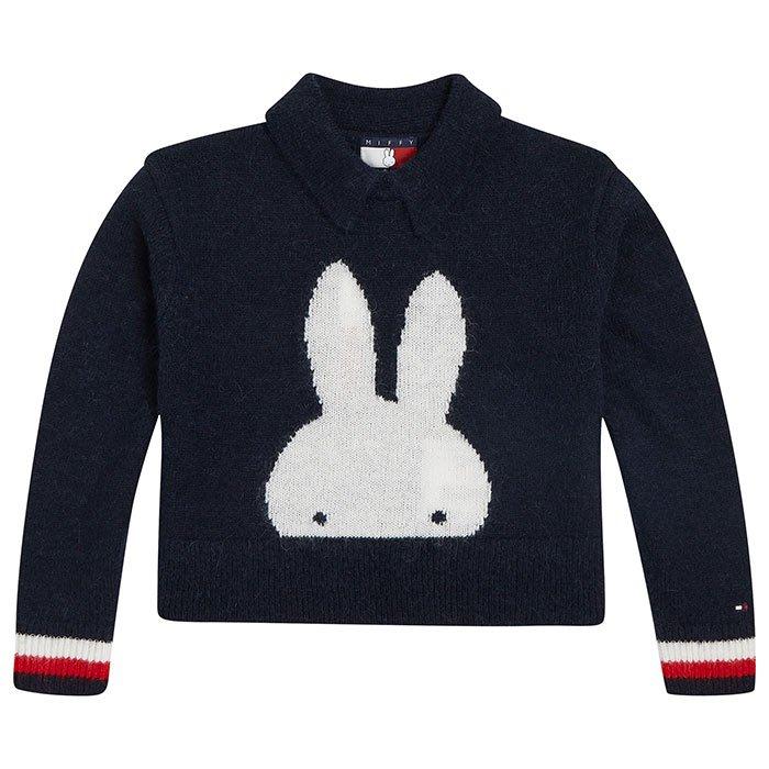 --- miffy ---⑩ Kids' [4-10] TOMMY X MIFFY Long Sleeve Polo Sweater | Tommy