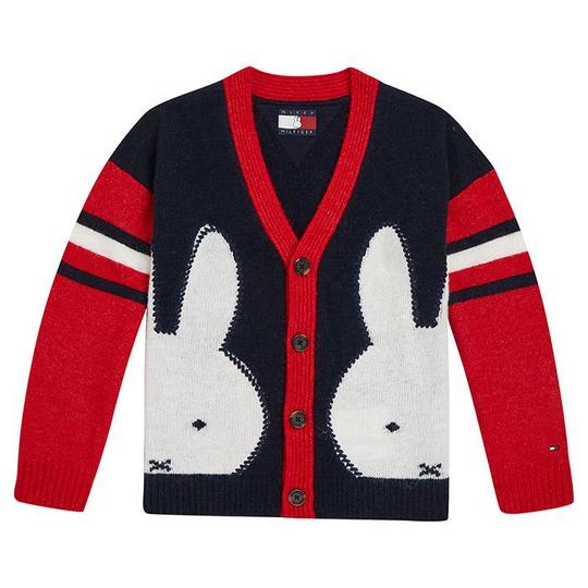 Tommy Hilfiger Kids   4-10  TOMMY X MIFFY Varsity Cardigan