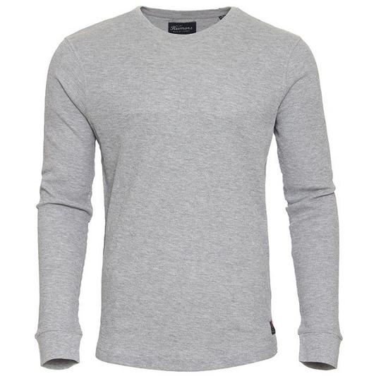 Rumors Men s Long Sleeve Waffle Knit Crew Neck Top