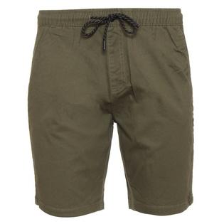 Short en sergé extensible pour hommes