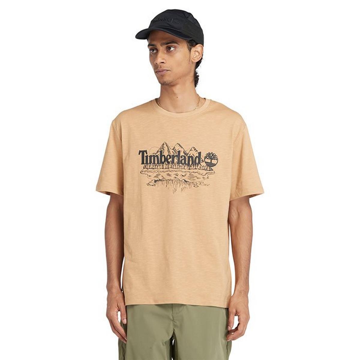 Men's Short Sleeve Graphic Slub T-Shirt