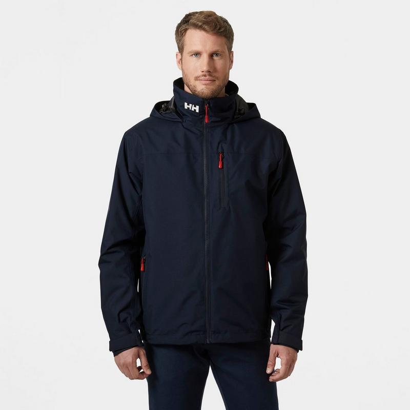 Helly Hansen Veste interm&eacute;diaire &agrave; capuchon Crew 2 pour hommes