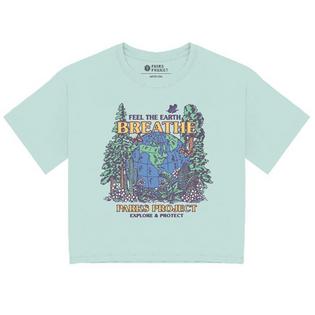 T-shirt Feel the Earth Breathe à coupe carrée unisexe
