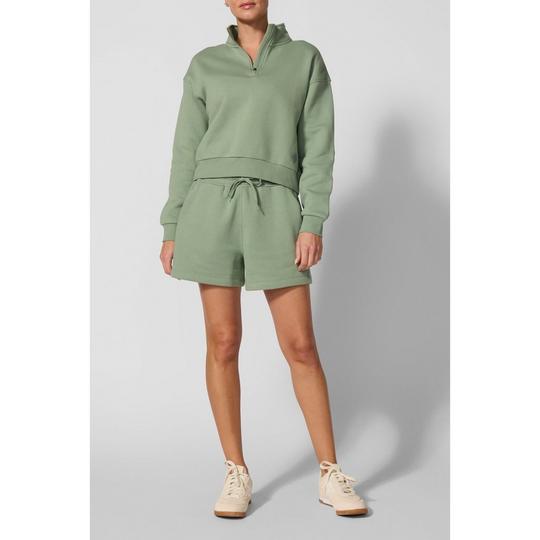 Women's The Comfort 1/4-Zip Cropped Sweatshirt | MPG