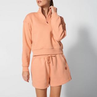 MPG Women's The Comfort 1/4-Zip Cropped Sweatshirt