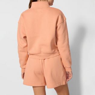 MPG Women's The Comfort 1/4-Zip Cropped Sweatshirt