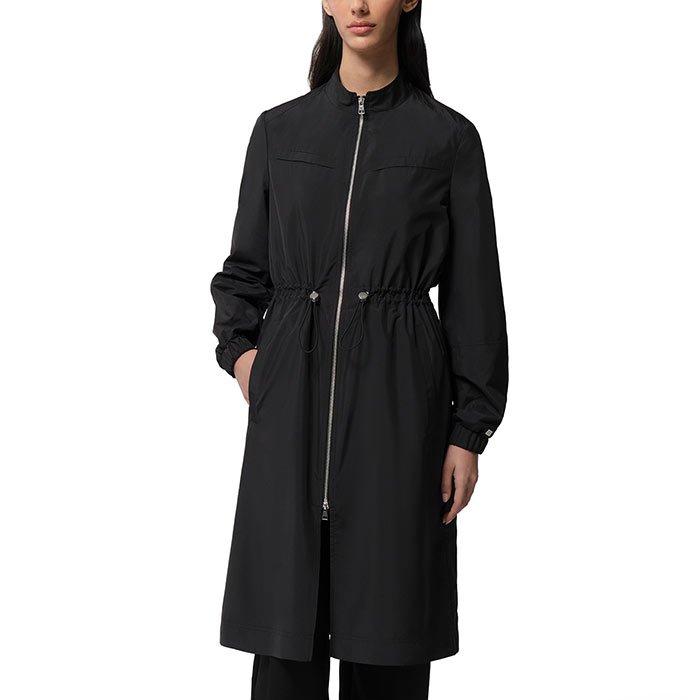 Women's Straight Hair Kimono Print Trench Coats main image 0