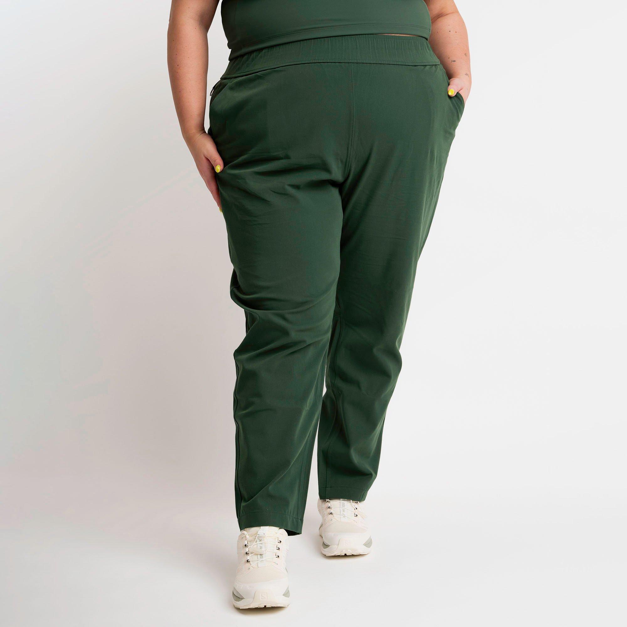 Alder | Women's Open Air Pants Plus Size, Dark Olive, Size 6X