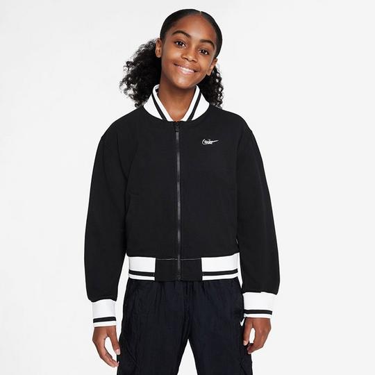 Black nike jacket girls hotsell