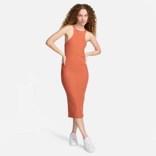 Women's Sportswear Chill Knit Slim Ribbed Midi Dress