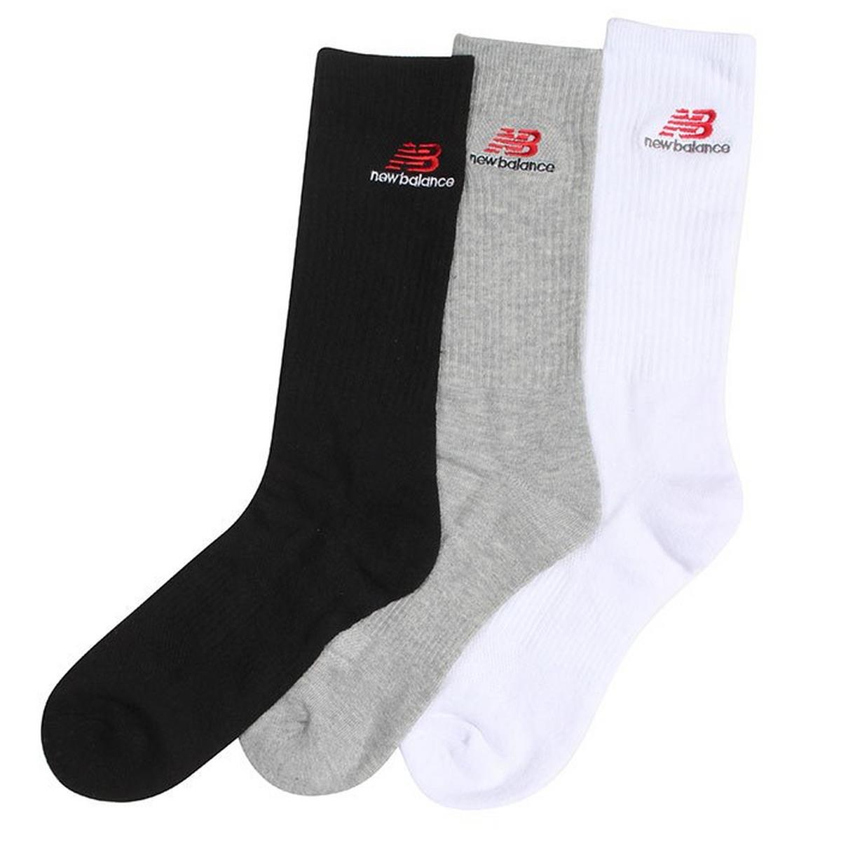 Men's Embroidered Crew Sock (3 Pack)