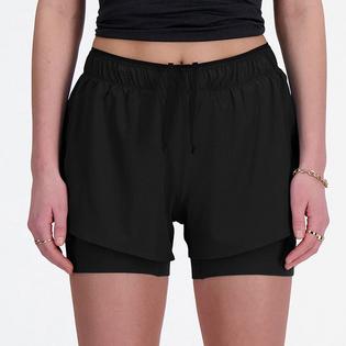 New Balance Short 2 en 1 RC 3 po pour femmes