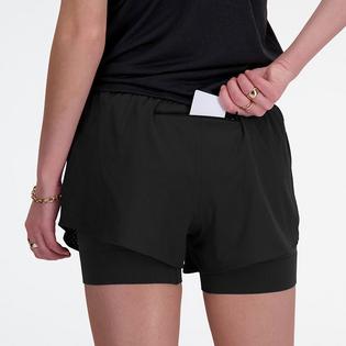 New Balance Short 2 en 1 RC 3 po pour femmes