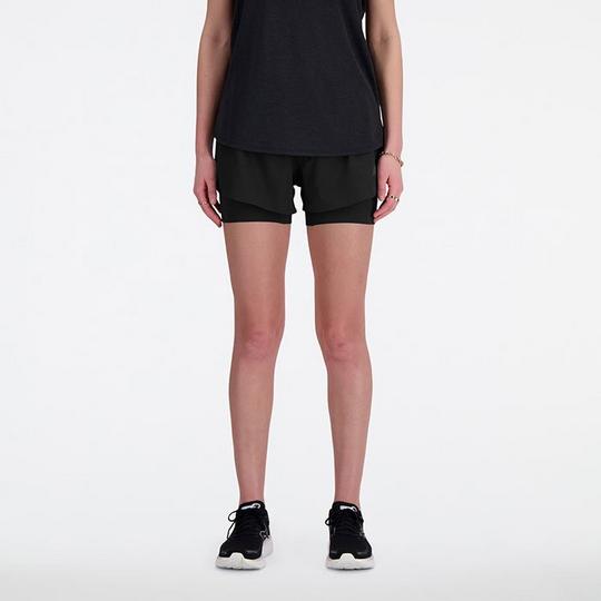 New Balance RC 2 In 1 3 Inch Shorts Black Women XS