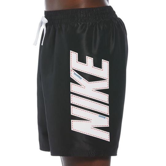 Nike Men s 7 Volley Swim Trunk Shorts Black Size Large