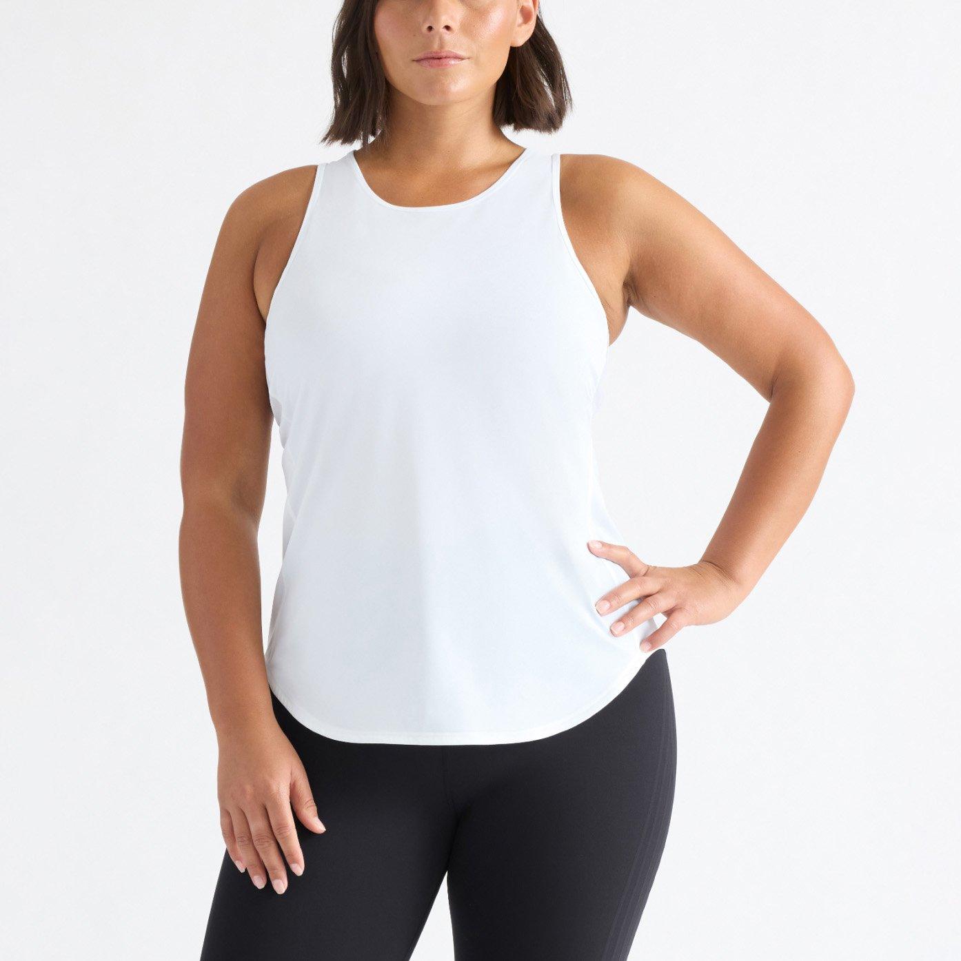 Knix Momenta Active Tank Top in White size Small