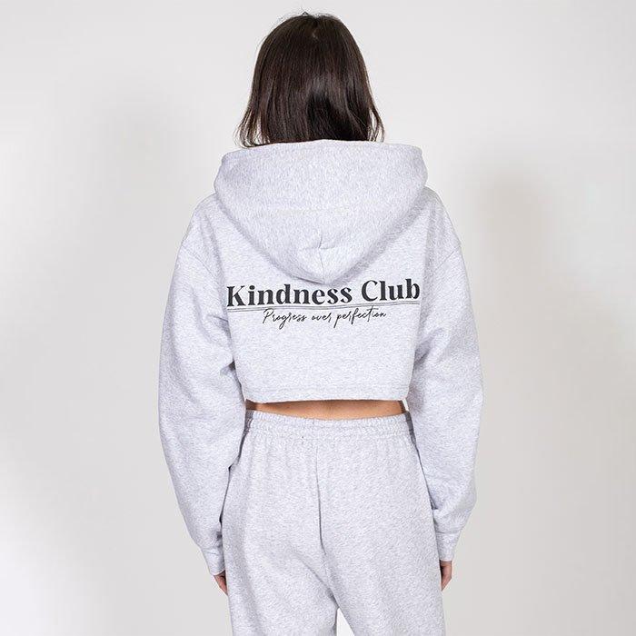Women's Kindness Club Full-Zip Cropped Hoodie