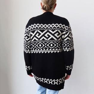 Brunette The Label Women's Fair Isle Knit Cardigan