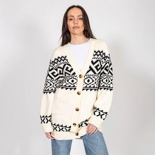 Cardigan en tricot Fair Isle pour femmes